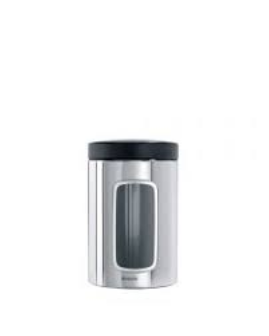 BRABANTIA WINDOW CANISTER 1.4L BRILLIANT STEEL